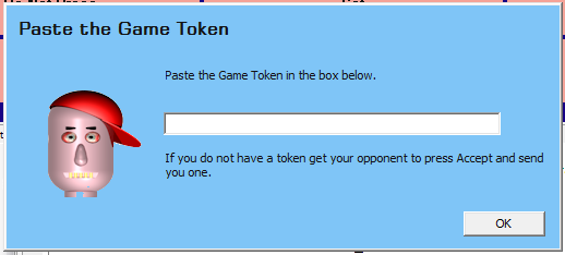 Get a token dialog