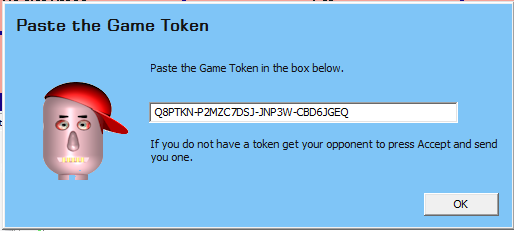 Paste a token