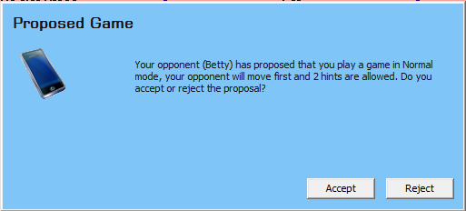 Proposal dialog